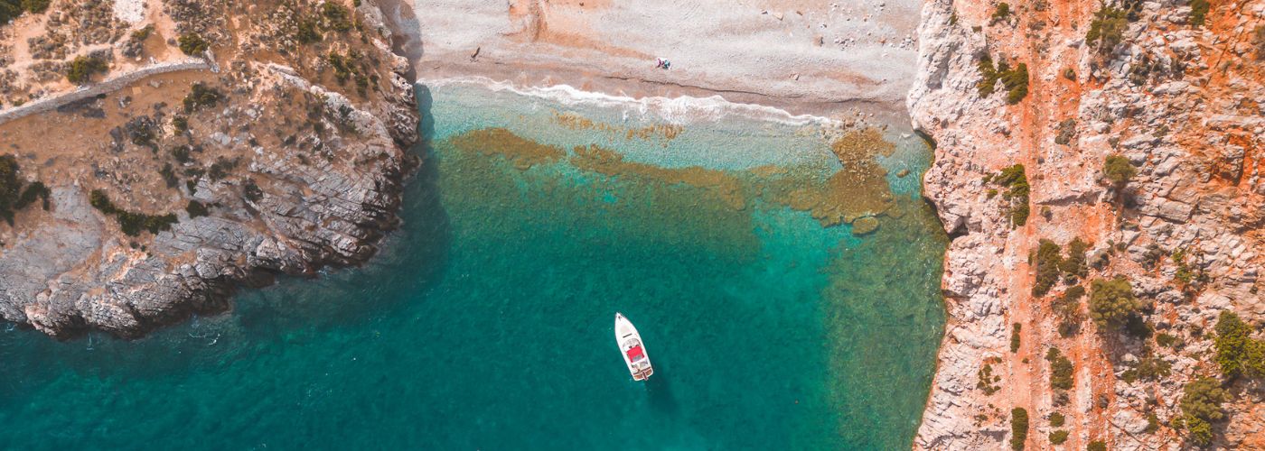 yacht in sea