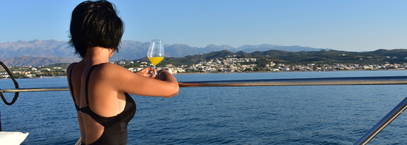 bachelor photo on a yacht